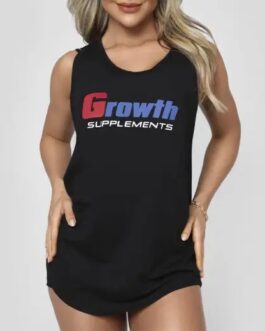 Regata Preta Cavada - Growth (Tamanho GG)