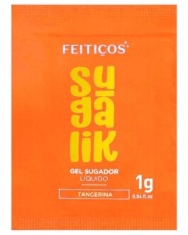 Sachê Sugalik Sugador Líquido 1g - Sabor Tangerina