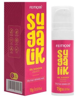 Sugalik Sugador Pulsador 15g - Sabor Frutas Vermelhas